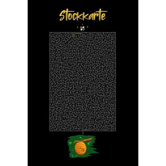 Stockkarte: Bienen Stockkarte für Imker zum ausfüllen - alle Daten des Bienestockes, der Bienenbeute, dem Bienenvolk und dem Honig einfach in tabellarischer Form festhalten. Ein sehr nützliches Werkze (Paperback)