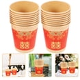 thumbnail image 4 of Taza de papel de 50 Uds., taza de café de estilo chino, taza de té de papel, taza para beber para fiesta de boda, 4 of 7