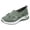 Green, variant on Womens 3D Butterfly Ortho Slip on Walking Nursing Shoes with Arch Support Vintage Flower Embroidery Comfortable Plantar Fasciitis Recovery Driving Sneakers Green Size 9