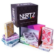 Nertz Card Game 12 Decks - Brybelly Nertz Playing Cards for Adults and Kids