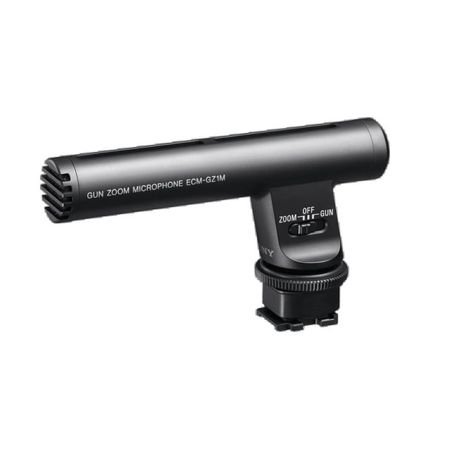 Micrófono Sony ECMGZ1M.SYH Gun Zoom para MI Shoe, color negro