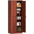 thumbnail image 1 of HOMCOM Kitchen Pantry Cabinet with Adjustable Shelves for Dining Room, 1 of 10
