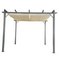 thumbnail image 2 of Cloud Mountain Patio Pergola 10x10 Flat Hanging KD in Beige, 2 of 8