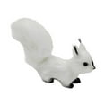 thumbnail image 4 of Plush Squirrel Ornament Miniatures Craft Thanksgiving Plush Stuffed Squirrel white, 4 of 8