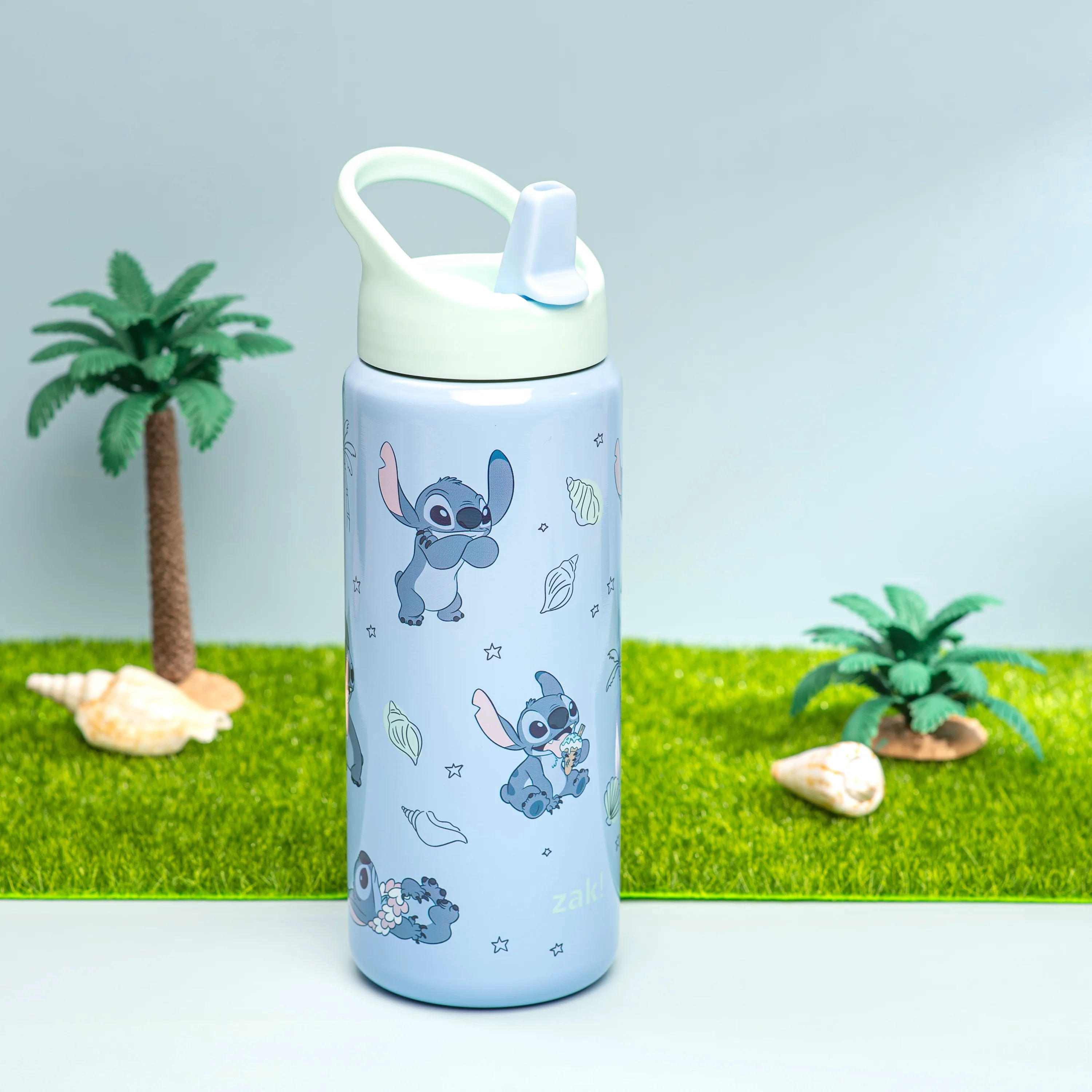 Zak Designs 20oz Lilo And Stitch Stainless Steel Clutch