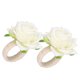 thumbnail image 4 of Servilleteros de flores, 2 unids/bolsa, servilleta de flores de simulación, decoración de boda, hebilla de servilleta probada profesionalmente, 4 of 8