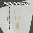 thumbnail image 2 of MELIVO Bike Lock,11.81" Bike Lock Cable,Cable Bicycle Lock Bike Lock Combination,Gold, 2 of 6