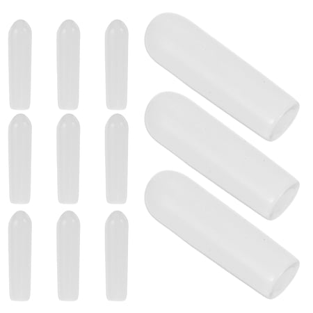 PENIKOKO 500pcs Wire Thread Protective Sleeves for Shelf Prongs Antislip Covers for Clothing Hooks and Closet Organization