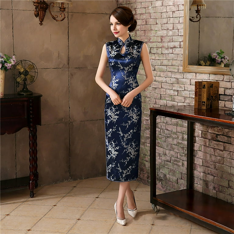 open lace back dress A-Line Tulle Qipao / Cheongsam Party Dress with Appliques main image 1