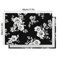 thumbnail image 5 of Pioneer Flower Floral Print Pattern Summer Placemats Table Placemats Set Of 6-Linen Kitchen Washable Placemats Table Mats 12x18 Inch Non-Slip Heat Resistant, 5 of 5