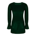 thumbnail image 5 of Qetyuw Women's Club Night Out Dresses Glitter Sequin Long Sleeve Velvet A-Line Dress Evening Party Cocktail Dresses for Women, 5 of 8