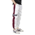 thumbnail image 1 of FANNYC Mens Active Pants Side Reflective Stripes Track Pants Street Dance Hip Hop Pants Juniors Casual Jogger Drawstring Sweatpants Long Trousers Unisex, 1 of 7