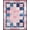 Pink Blue, Pattern 4, variant on ODIKA 8'x10' Washable Area Rug Non-Shedding, Easy Care, Abstract Modern Brushstroke Art With Interlocking Watercolor Color Blocks for King Size Bedroom Under Bed, Master Suite