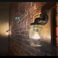 thumbnail image 6 of Claxy Plug in Wooden Wall Sconce with Mason Jar Clear Glass Shade Set of 2, 6 of 12