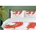 thumbnail image 4 of Ambesonne Birthday Duvet Cover Set, Older It Gets Party, 2-Calking, Red White, 4 of 6