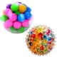 thumbnail image 2 of 4 bolas de juguete para apretar, bolas antiestrés blandas con cuentas de colores, juguete sensorial para aliviar la ansiedad y el estrés, herramienta de ejercicio manual para niños y adultos (suave) ER, 2 of 4