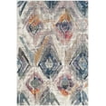 thumbnail image 2 of SAFAVIEH Bristol Geoff Geometric Polyester Area Rug, Lavender/Light Gray, 5'1" x 7'6", 2 of 8