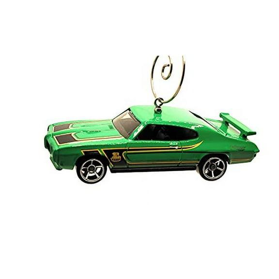 1970 Pontiact GTO Judge Christmas Ornament 1:64 Green