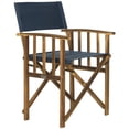 thumbnail image 5 of Safavieh Laguna Outdoor Patio Director Chair, Set of 2 - Natural/Navy, 5 of 10