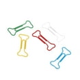 thumbnail image 3 of 200 clips de papel de metal multicolor con forma de hueso., 3 of 7