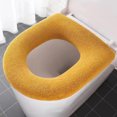 thumbnail image 1 of Moyic Funda gruesa para asiento de inodoro, cojín Universal, alfombrilla para inodoro, accesorios de baño para el hogar y la Oficina, Cubiertas para muebles de jardín Amarillo Tipo 1, 1 of 6