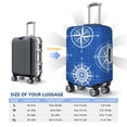 thumbnail image 3 of Cauagu Compass Print Travel Luggage Cover,Travel Dust-proof Suitcase Cover Softside Suitcase Protector for 18-32inch,Not Included Suitcase, 3 of 8