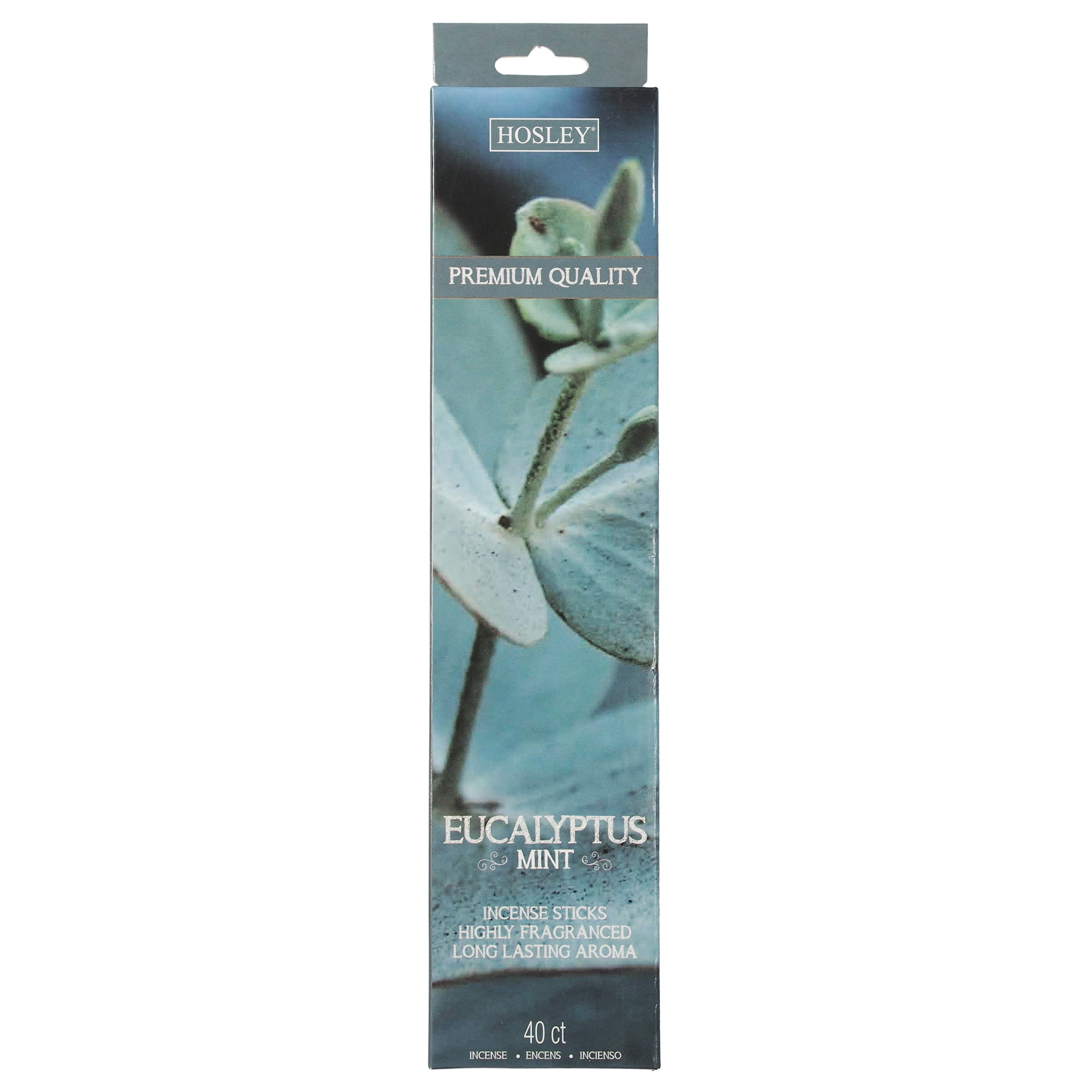 Hosley 40 pc. Highly Fragrance Eucalyptus Mint Incense Sticks