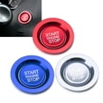 thumbnail image 2 of CNC Auto Keyless Engine Start Button w/ Ring Decor For Jaguar XF For XJ XE F-Pace F-Type For Range-Rover Evoque Sport, 2 of 7