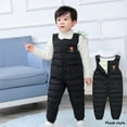 thumbnail image 6 of Toddler Snow Pants Suspender Snow Bib Ski Pants Snowsuit Dinosaur Print Infant Sleeveless Ski Bib Overalls Fleece Lined Winter Warm Rompers Jumpsuit for Boys Girls 6M-5T, 6 of 9