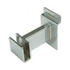 Econoco - SW/R2 - 3" Chrome Bracket to Hold Rectangular Tubing Hangrail for Slatwall - Sold in Pack of 24