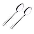 thumbnail image 1 of Juego de 100 cucharas de cena (16 cm), cuchara de acero inoxidable plateada, cucharada pulida espejo, para el hogar, cocina, restaurante, apto para lavavajillas, 1 of 6