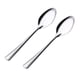 thumbnail image 1 of Juego de 100 cucharas de cena (16 cm), cuchara de acero inoxidable plateada, cucharada pulida espejo, para el hogar, cocina, restaurante, apto para lavavajillas, 1 of 4