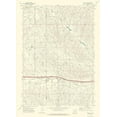 thumbnail image 2 of USGS 19x24 White Modern Wood Framed Museum Art Print Titled - Rozet Wyoming Quad - USGS 1971, 2 of 4