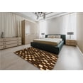thumbnail image 5 of Ahgly Company Machine Washable Indoor Rectangle Transitional Light Brown Area Rugs, 5' x 8', 5 of 7