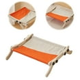 thumbnail image 1 of Cat Hammock Radiator, Dual-use Cat Window Hammock For Indoor Cats, Adjustable Wood Cat Radiator Beds Cat Window Beds Holds Up 18kg For Home Living Room, 1 of 7