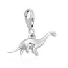 Shop LC Platinum Over 925 Sterling Silver Dinosaur Charm Jewelry Accessories