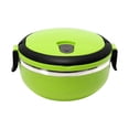 thumbnail image 6 of Hot Lunch Container, Round Single Layer Insulated Lunch Box, Blue Hot Lunch Container for Adults and Kids, Portable Warmer Lunch Box with Locking Lid, Airtight One-Piece Circular, 6 of 6