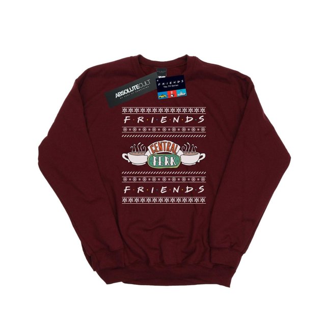 Friends Mens Fair Isle Central Perk Sweatshirt