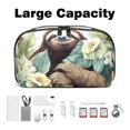 thumbnail image 3 of Sloth Oxford Cloth Waterproof USB Pouch with Hard Drive Cases, Hard Drive Bag, Charger Storage Organizer, Cable Organizer Clips - 5.9x9.44x3.14 in, 3 of 6