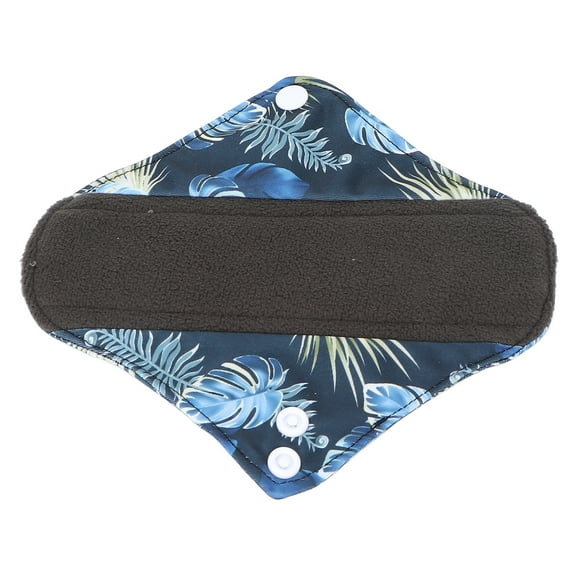 Compresas sanitarias reutilizables de carbón de bambú a prueba de fugas para mujeres