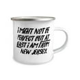 thumbnail image 2 of Nice New Jersey 12oz Camper Mug, I Might Not Be Perfect but at Least I am From New Jersey, Present For, Useful Gifts From, 2 of 2