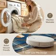 thumbnail image 5 of ODIKA 4'x6' Washable Area Rug Non-Slip, Chair-Friendly, Flatwoven Vintage Plaid Frame Round Runway Themed Trailer Hooks Cowboy Refined Structured for Home Office, Under Desk, 5 of 7