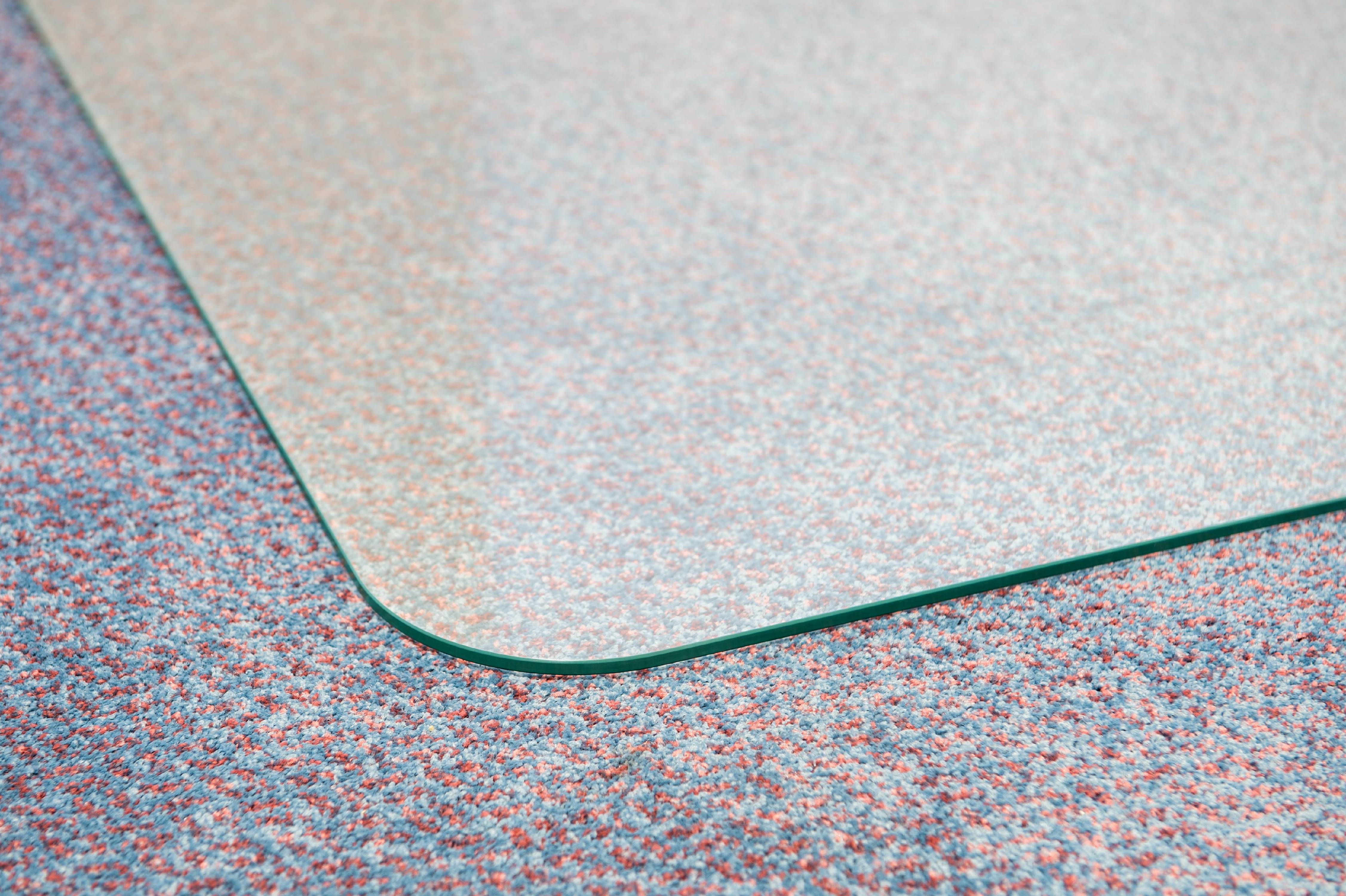 Glaciermat® Heavy Duty Glass Chair Mat for Hard Floors & Carpets - 36" x 48"