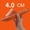 Orange, variant on Cloud Thick-Sole Non-slip Slides Soft Sole Breathable Casual Summer Footwear Black 36-37