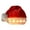 shape:plush glow hat warm, variant on Novelty Funny Santa Hat with LED Lights Soft Plush Faux Furs Christmas Hat for Adults and Kids Party Props