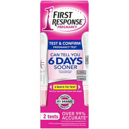 First Response Test & Confirm Pregnancy Test, 1 Line Test and 1 Digital Test (Best Pregnancy Test To Get)