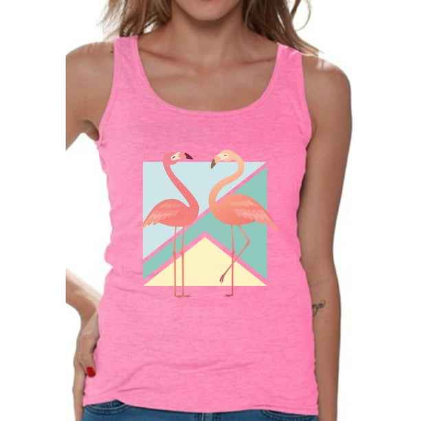 Awkward Styles Awkward Styles Two Flamingos Tank Top for Awkward Styles Awkward Styles Two Flamingos Tank Top for