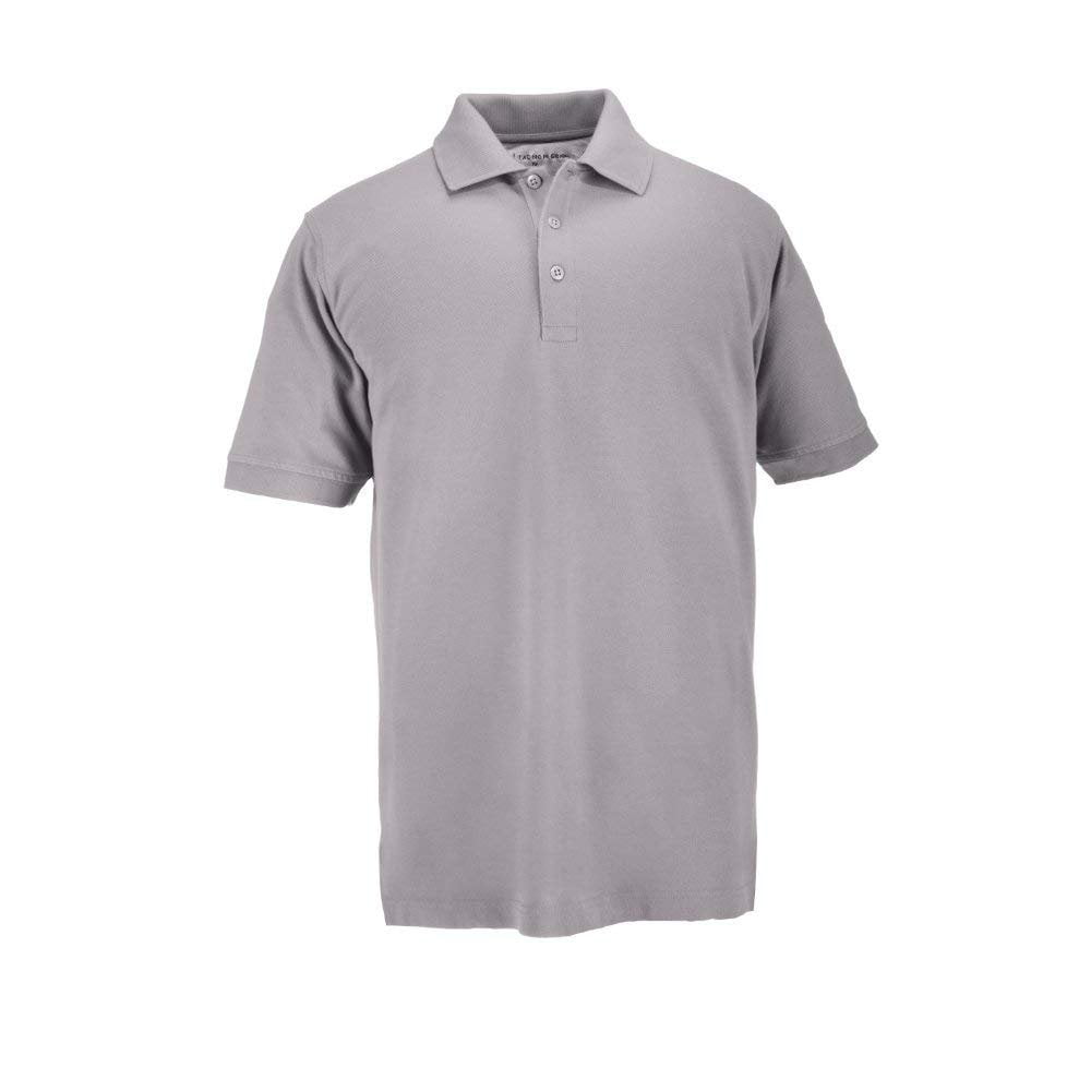 Short Sleeve Professional Polo Shirt Heather Grey