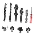 thumbnail image 2 of Flynix Quick Release Drain Snake Heads Steel Auger Set Simple Installation Accessories, 2 of 10