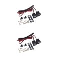 thumbnail image 3 of ziyahi Plastic Bumper Lamp Adjustable Spotlight Lightweight Searchlight LED Light with Bracket DIY Accessories Upgrade Kit One for Two 2Set, 3 of 6